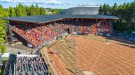 Pesäpallostadion ilmakuva. 
