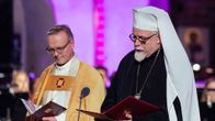 Arkkipiispa Tapio Luoma ja arkkipiispa Elia.