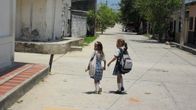 schoolkids in Aracataca
