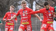 Jaros spelare under division 1-matchen mellan EIF och Jaro 2023.