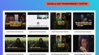 Israelin ostamia mainoksia Googlen palvelussa.