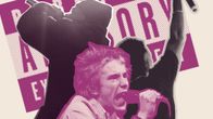 Kollaasi. Sid Vicious ja kaksi tunnistamatonta mustaa räppäriä takaa päin sekä Parental advisory -merkintä.