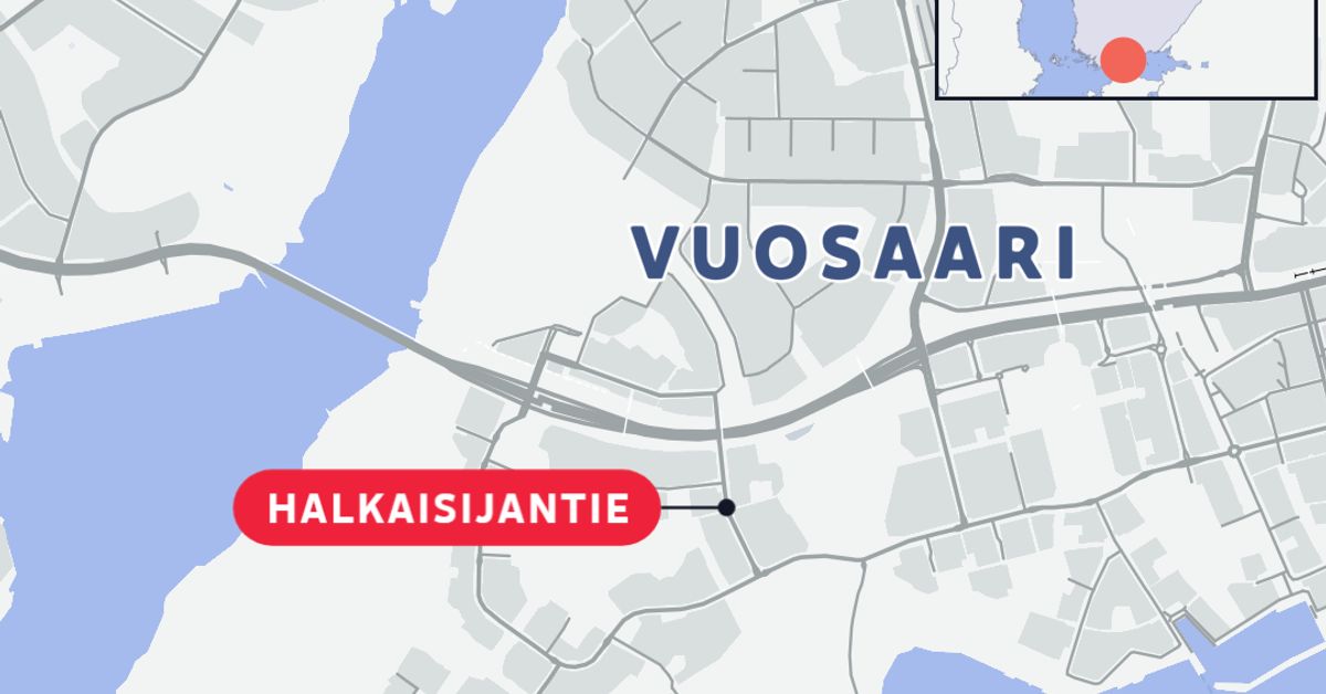 Kaksi ihmistä loukkaantui huoneistopalossa Vuosaaressa