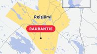  Karttakuva esittelee Raurantien sijainnin Reisjärvellä Pohjois-Pohjanmaalla.
