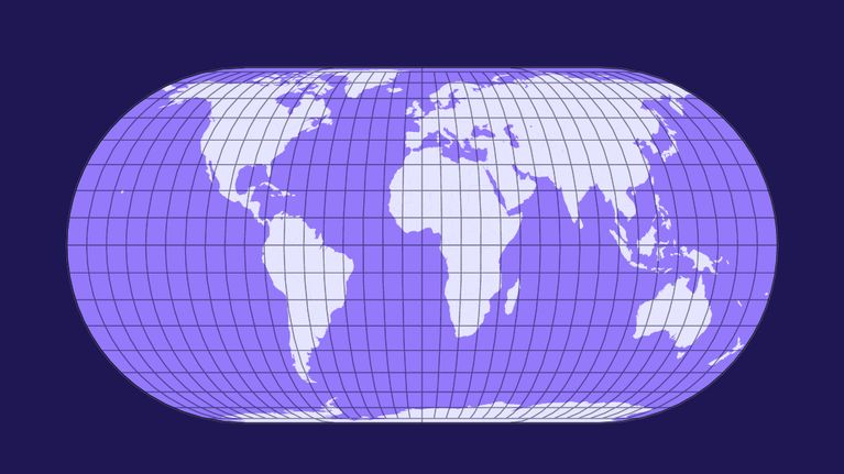 Equal Earth -kartta.