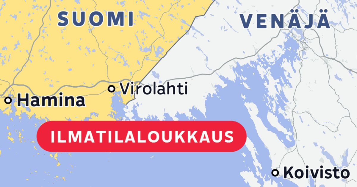 Puolustusvoimat ei torjunut drooneja sunnuntaina, koska Venäjän raja oli liian lähellä