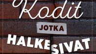 Julisteteksti: MOT: Kodit, jotka halkesivat. Taustalla tiiliseinä, jossa näkyy halkeama.