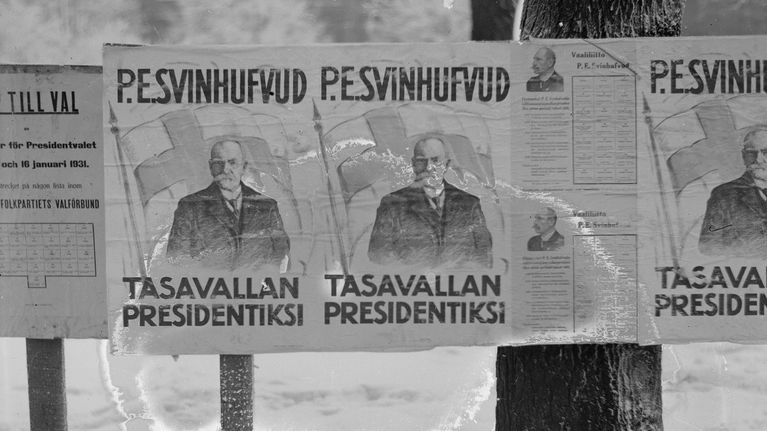 Presidentin vaalit 1931, Svinhufvudin juliste