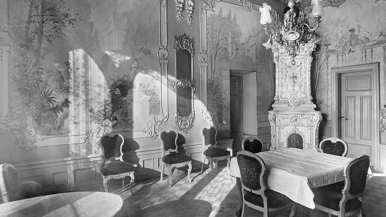Rokokorummet i restaurang Catani i Helsingfors ca. 1900
