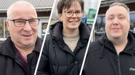 Kollaasikuva kahdesta miehestä ja yhdestä naisesta, jotka katsovat kameraan.