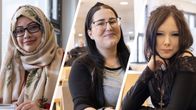 Madiha Waheed, Sanna Sutinen ja Raakel Hyvönen.