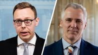Työministeri Matias Marttinen ja opetusministeri Anders Adlercreutz.