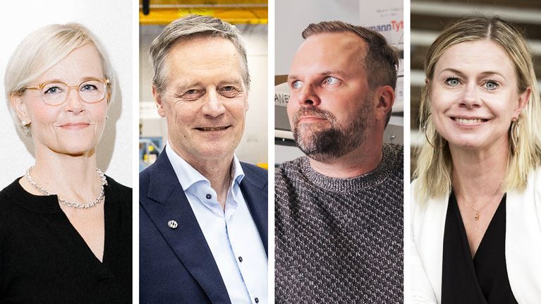 Liisa Hurme, Mats Eriksson,  Tuomas Rasila ja Riikka Pakarinen.