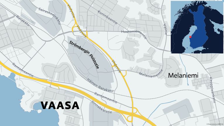 Suuri öljypalo levitti myrkyllistä savua Vaasassa – rakennuksen ...