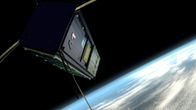 An illustration of the Aalto-1 satellite.