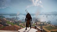Näkymä muinaiseen Egyptiin Assassin's Creed Origins -videopelissä.