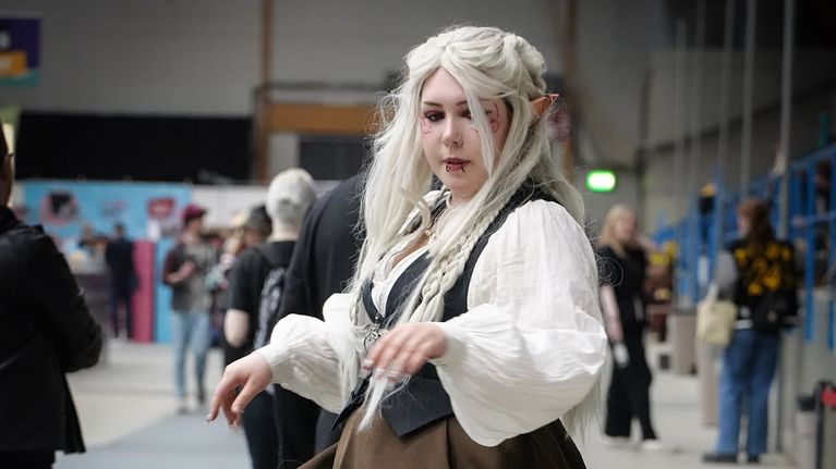 Comic Conin yleisöä Tampereella. 