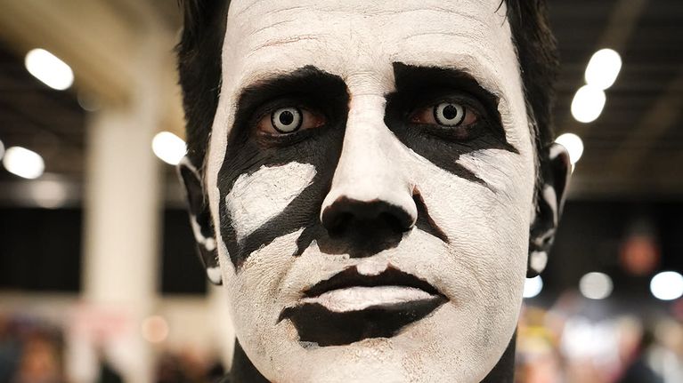 Comic Conin yleisöä,  Matias Lehmusjärvi. 