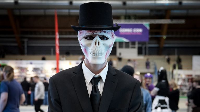 Comic Conin yleisöä Tampereella. 