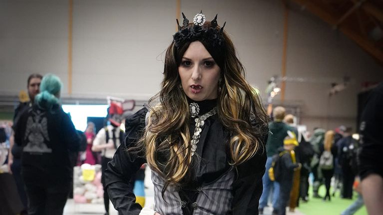 Comic Conin yleisöä Tampereella. 