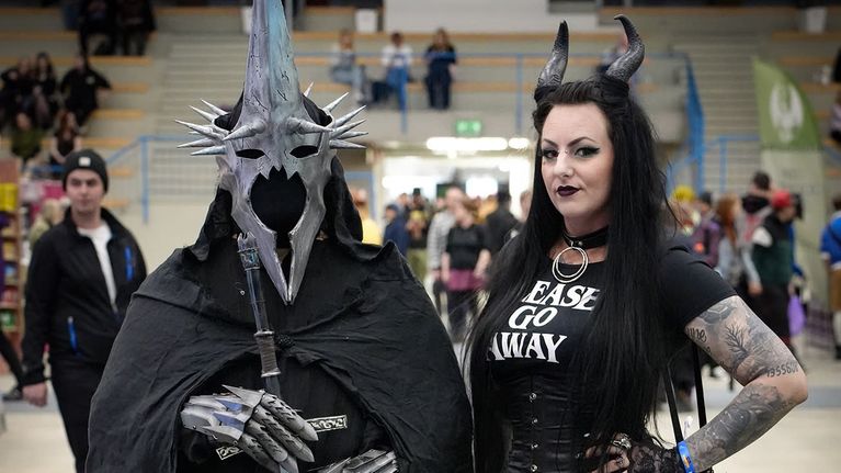 Comic Conin yleisöä Tampereella. 