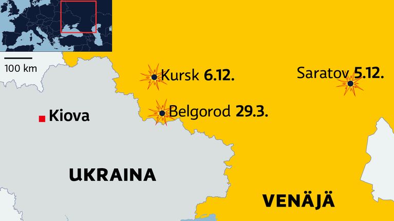 Ukrainan iskut Venäjälle ovat merkittävä käänne sodassa ...