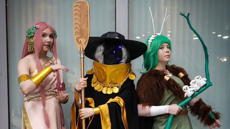 Comic Conin yleisöä Tampereella. 