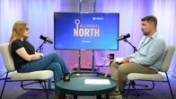 Screenshot from the All Points North on Video studio. Johanna Vehkoo (left) and Ronan Browne (right)