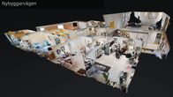 Skärmdump på en 3D-visning av en fastighet.
