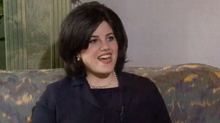 Monica Lewinsky A-bros-ohjelman haastattelussa 1999
