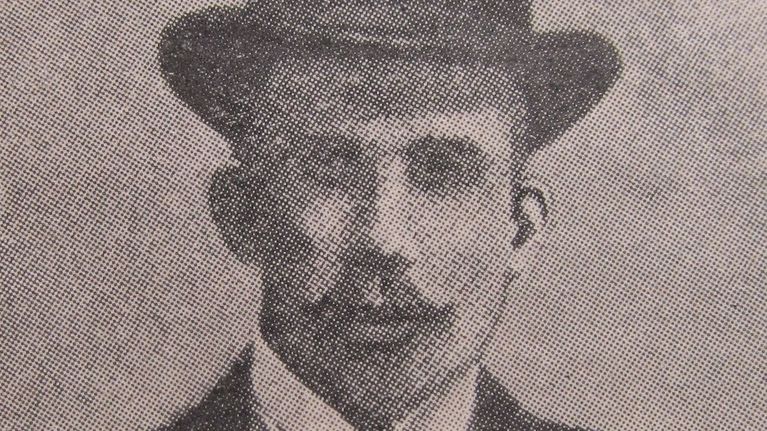 Polisens signalementskort av Alfred Ander, början av 1900-talet