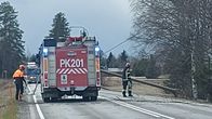 Ysitielle kaatui kovan tuulen vuoksi valaisinpylväitä Outokummussa.