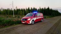 Etelä-Savon pelastuslaitoksen miehistönkuljetusauto.