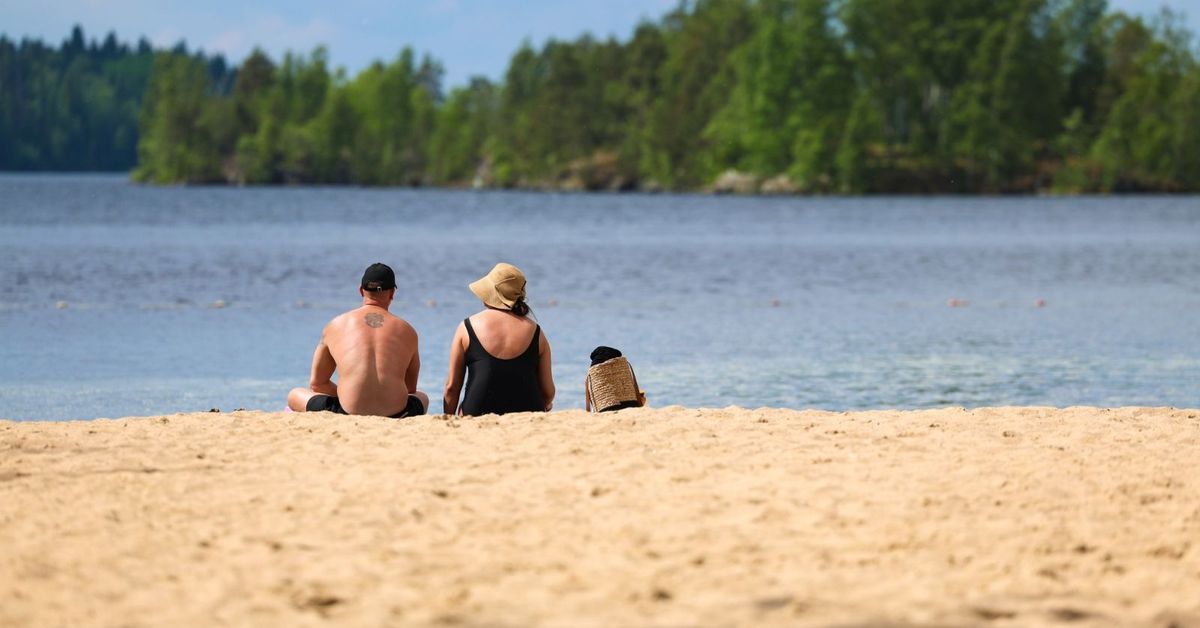 Suomessa sataa ja paistaa lähipäivinä – uimavesien lämpötila