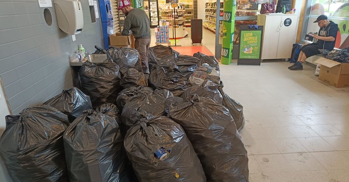 Hetan kyläkauppa sai kerralla kahden viikon pullot ja tölkit