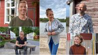 Bildcollage med olika Strömsö profiler.