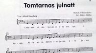 Noterna till The Real Groups arr av Tomtarnas julnatt
