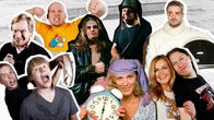 Ett kollage med bilder på Magnus Hansen, Nicke Aldén, Bettina Sågbom, Anne Hietanen, Kjell Simosas, Ted Urho, Kike Bertell, Lasse Grönroos, Markus Rosenlund och Ted Forsström.