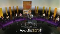 Puolueiden puheenjohtajat studiossa Ylen Suuressa vaalikeskustelussa