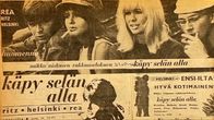 Lehtimainos Mikko Niskasen elokuvasta Käpy selän alla vuodelta 1966.