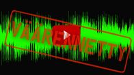 Väärennetty sana audion ja videon päällä