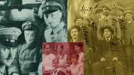 Kuvakollaasi: Jääkäreitä viedään Saksan itärintamalle 1916/1917. Punakaartin sairaanhoitajia 1918. Loimaalaisia nuorukaisia punakaartiin lähdön edellä. 