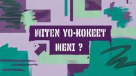Graffititaustan päällä lukee "miten yo-kokeet meni?"