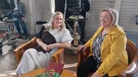 Janna Paasonen ja Hanna Ekola Nojatuolikirkossa