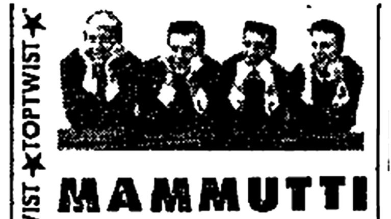 Mammutti-Top-Twist-konsertin mainos Helsingin Sanomissa 1964.