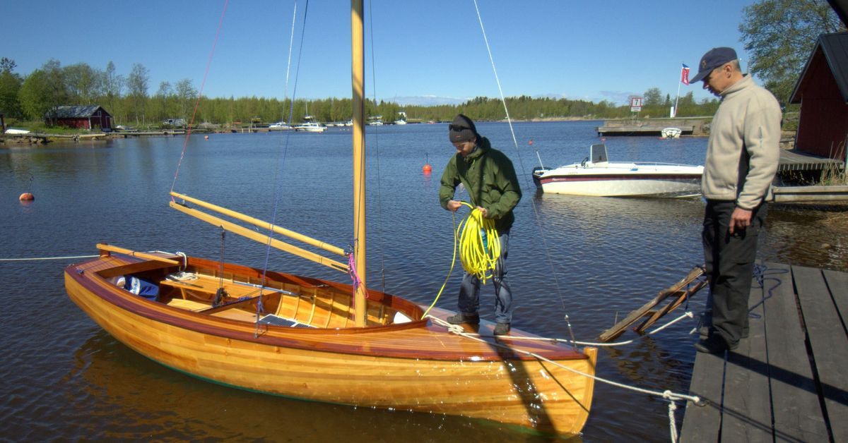 Byggde segelbåt med elmotor | Österbotten | Svenska Yle