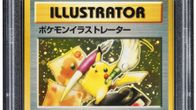 Muovikuorien sisällä Pokemon-kortti, jossa Pikachun kuva.