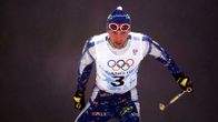 Olympialaiset 1998, Nagano: Hiihtäjä Mika Myllylä kilpailee.