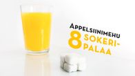 Appelsiinimehun sokerimäärä sokeripaloina