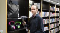 Tapani Häkkinen i Lovisa bibliotek